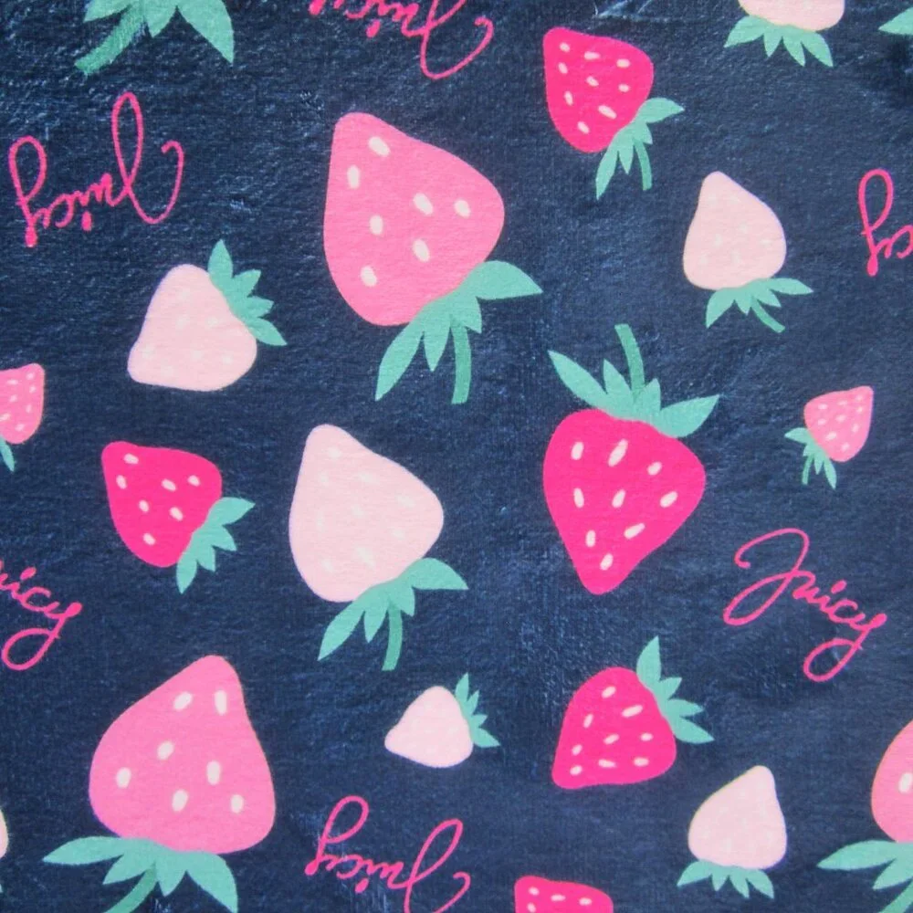 Juicy Couture Strawberry Memory Foam Bath Rug Home